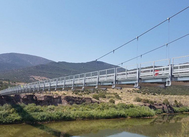 AlumaBridge Aluminum Decking Installed in Reconstruction of Browns Park Bridge in Colorado